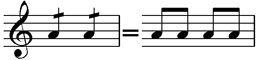 #4: Measured tremolo notation